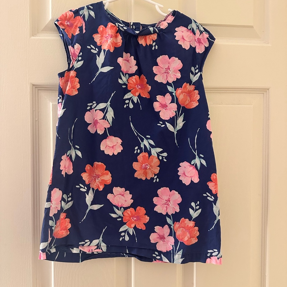 Floral Navy Kids Dress